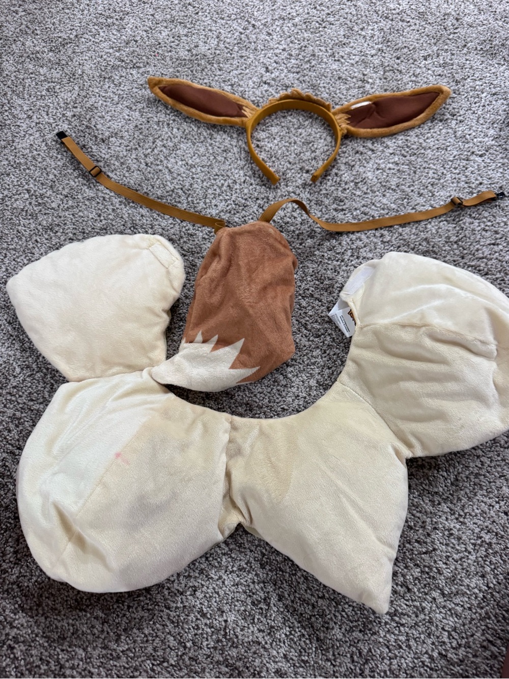 Eevee Pokemon Costume Set with Ears